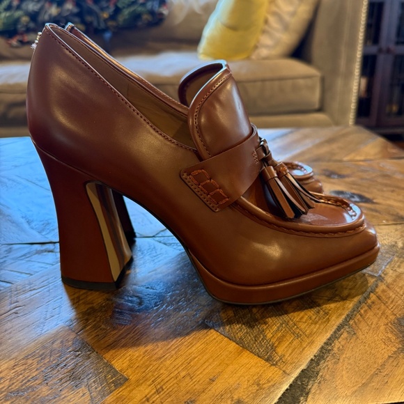 Sam Edelman Chestnut Tassel Loafers - Picture 2 of 3